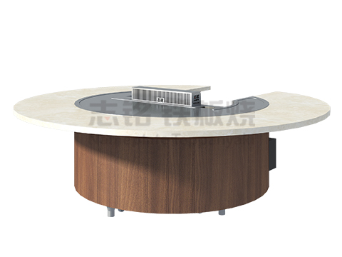 圆形铁板烧设备 图2