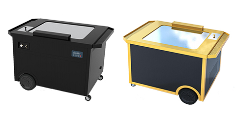 石墨烯热力波加热，德派量子纳米陶瓷煎板，志铭新款移动+外置电源铁板烧设备